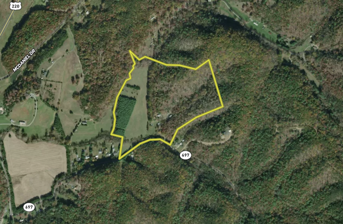 Botetourt VA 40 Brown Close Aerial