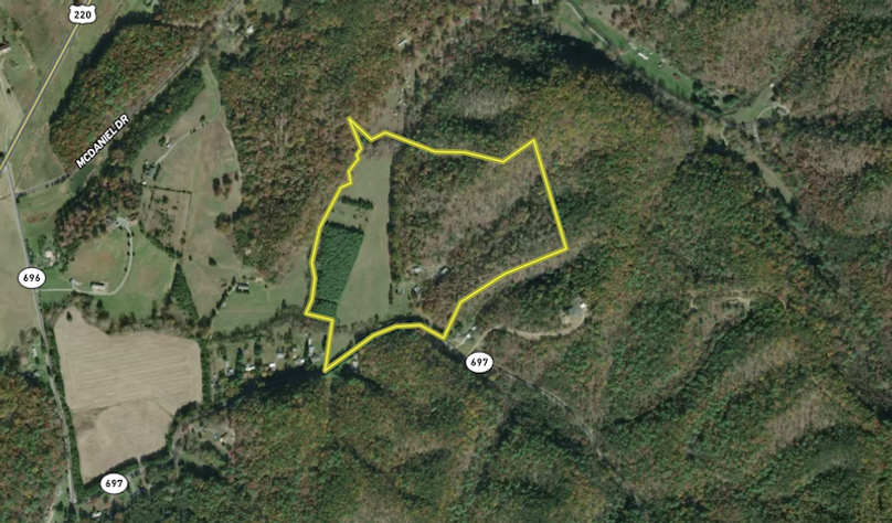 Botetourt VA 40 Brown Close Aerial