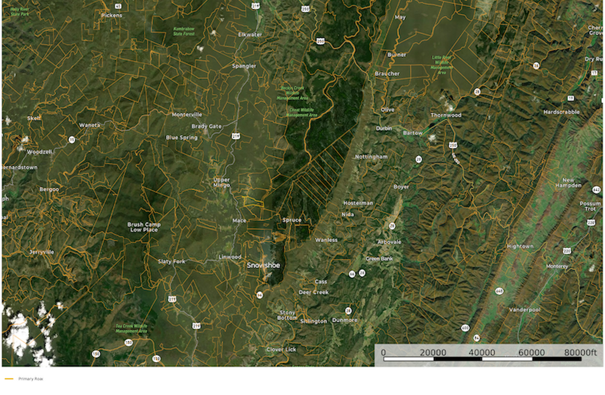 Rand Co WV 410 Land Fund WV map 4 overview