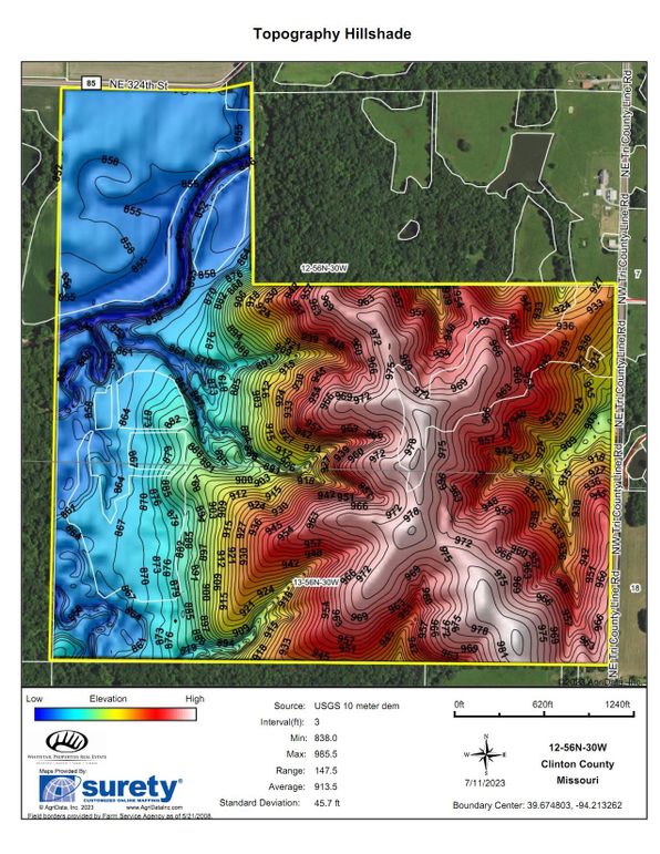 Topography Hillshade