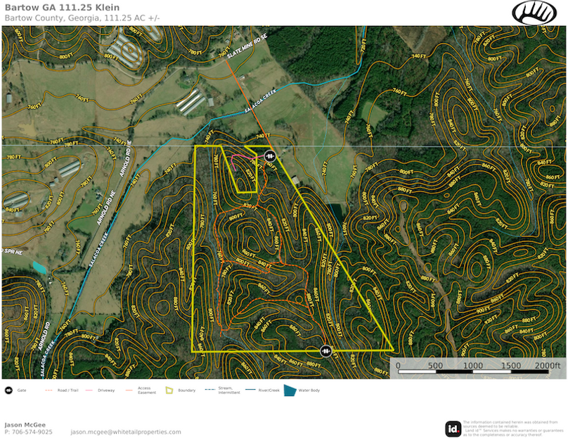 Contour Map - Klein 111 AC