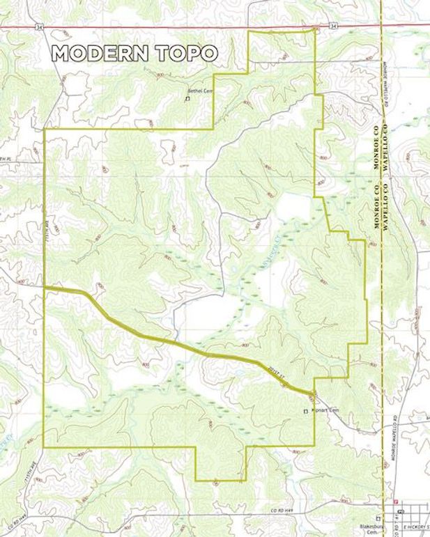 Monroe 3600 Map - 07_Modern-Topo