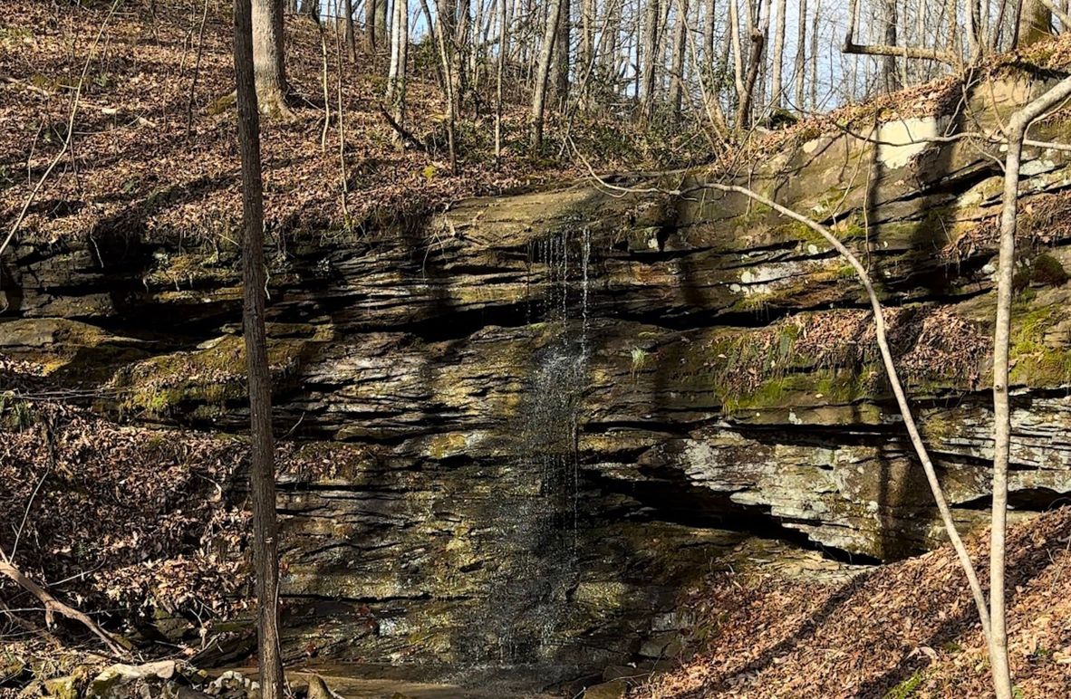 001 amazing water fall on the property