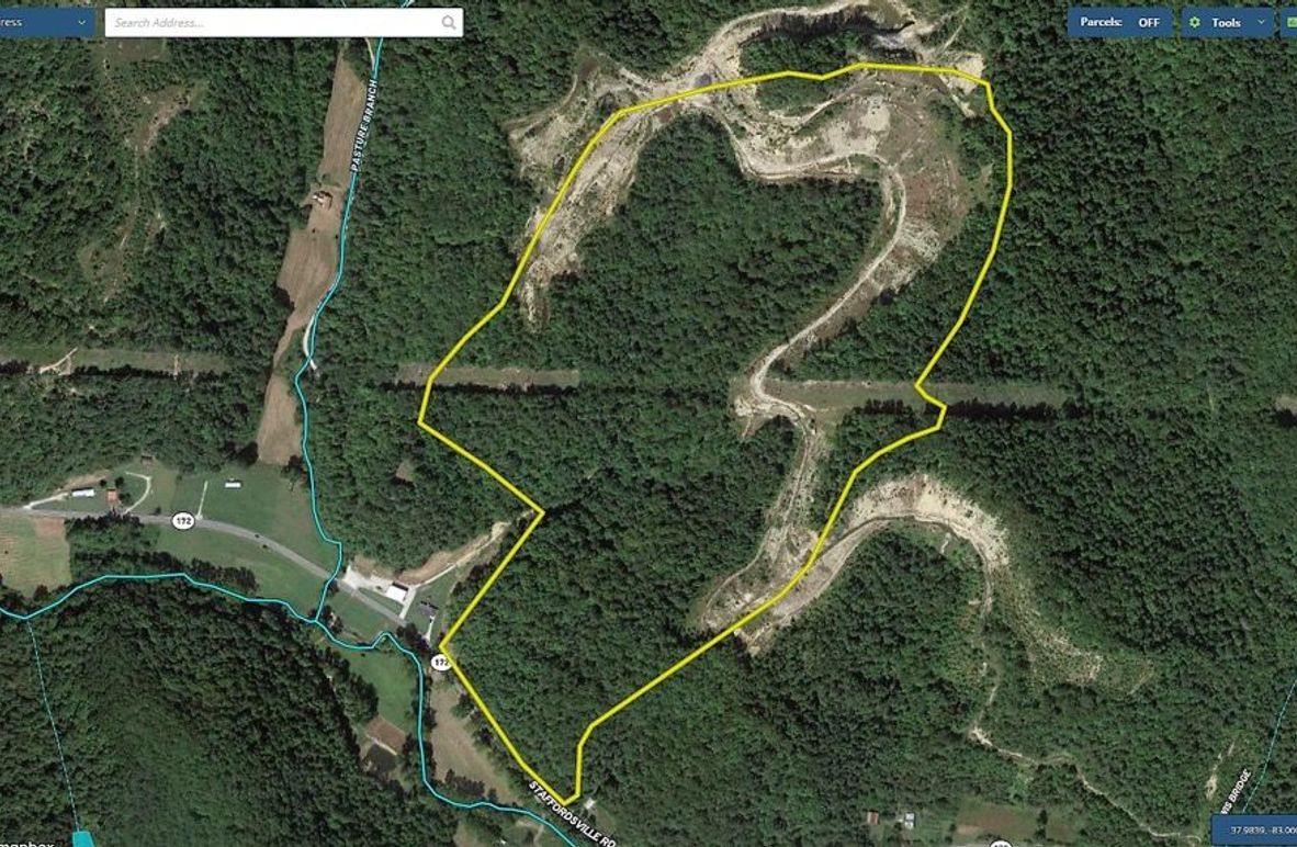 025 Morgan 85 Mapright aerial zoomed in with water features