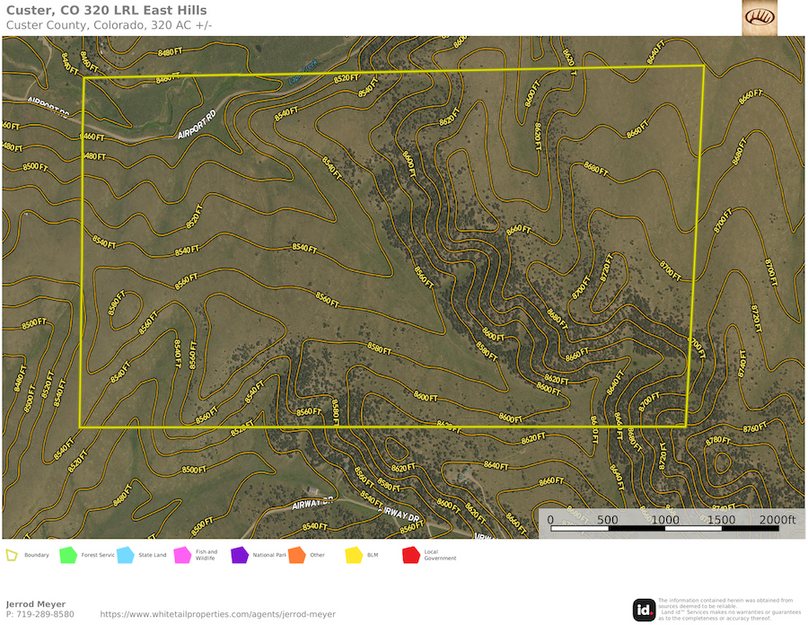 Custer, CO 320 LRL Topo