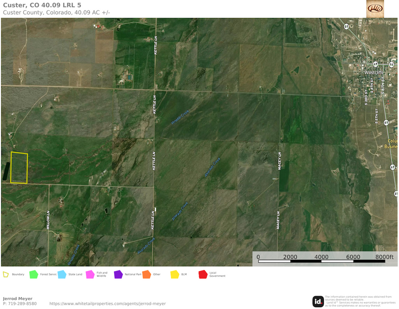 Custer, CO 40.09 Tract 5 LRL Aerial 2