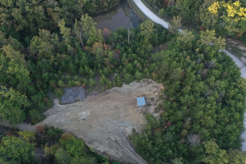 021 another aerial drone view of the cleared building lot
