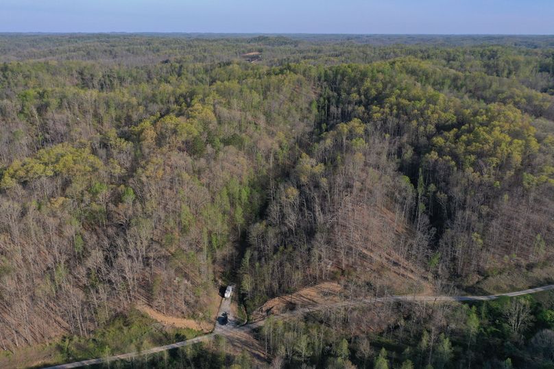 029 aerial drone shot of the north part of the property