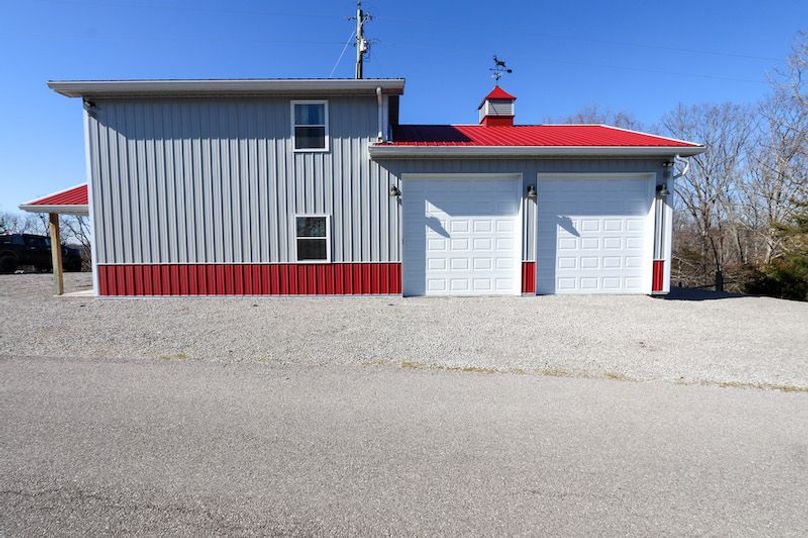 029 the view of the east side of the lodge from the west boundary