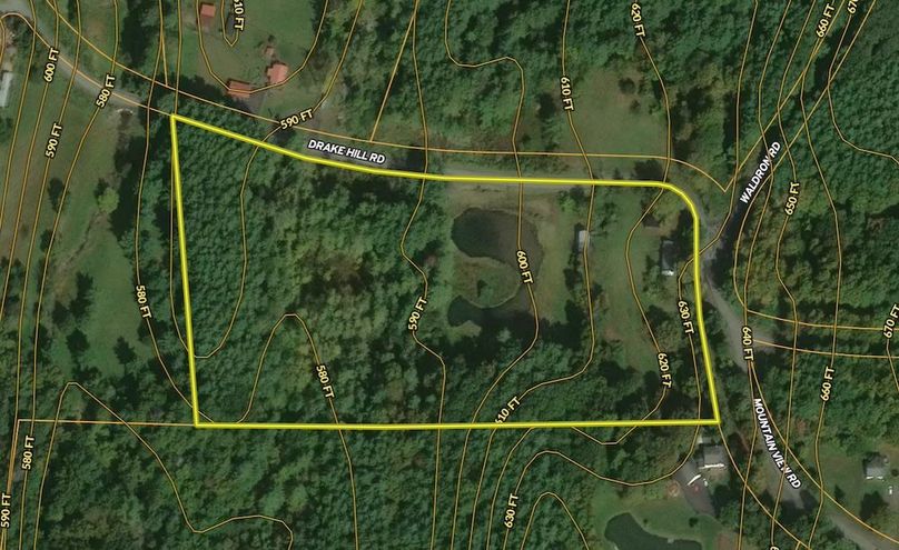 77P GC 60.99 Lot#1 Contour Map