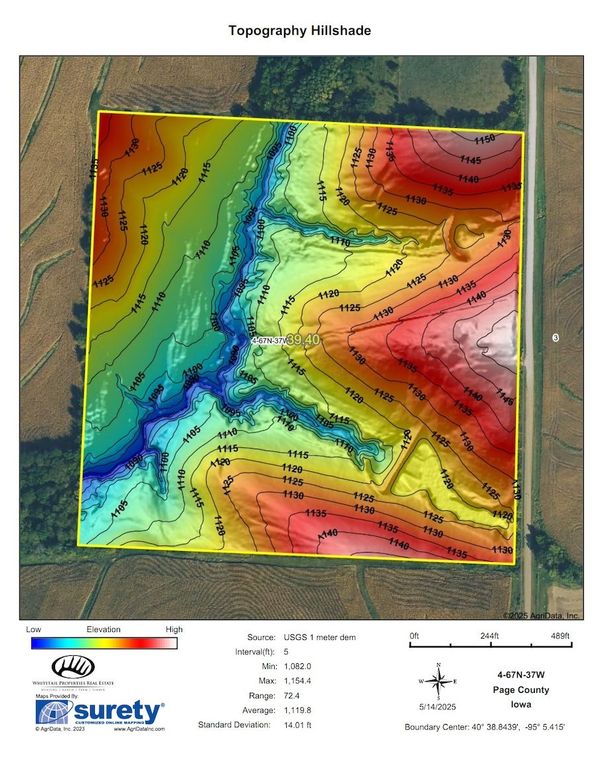TOPOGRAPHY HILLSHADE