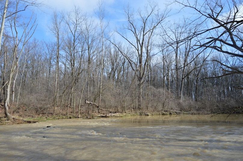 east edge along the creek
