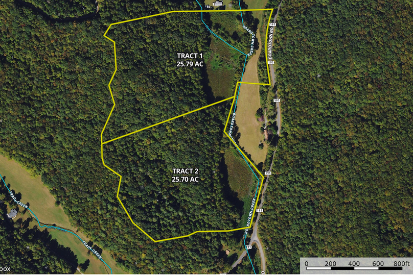 Aerial Map Tracts 1_2- Gilmer GA
