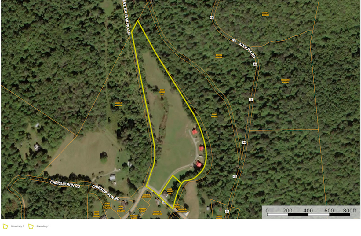 Randolph Co WV dark horse all property map 1 site