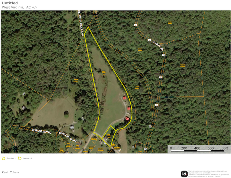 Randolph Co WV dark horse all property map 1 site