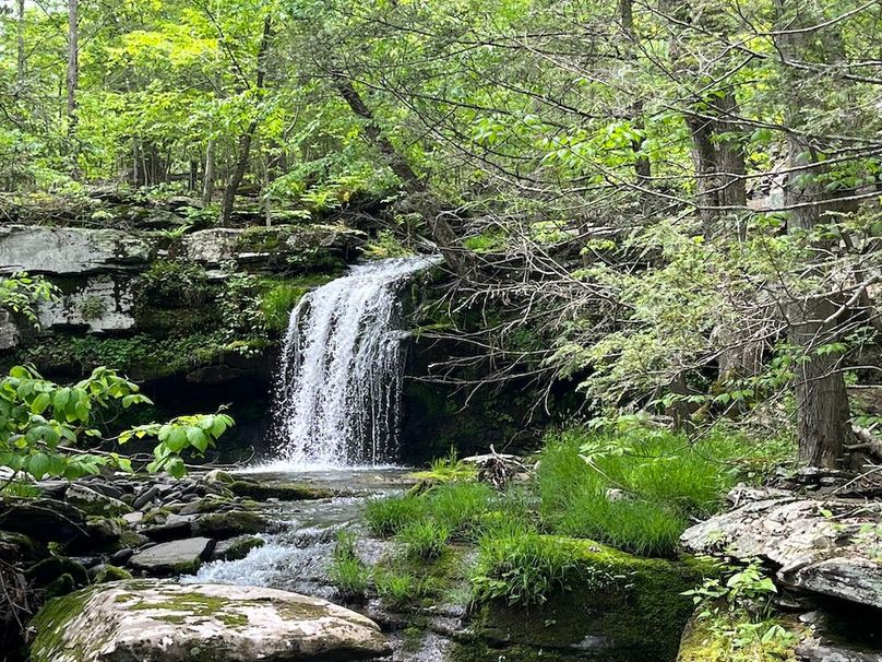 p36 Views of the third waterfall just over the property line