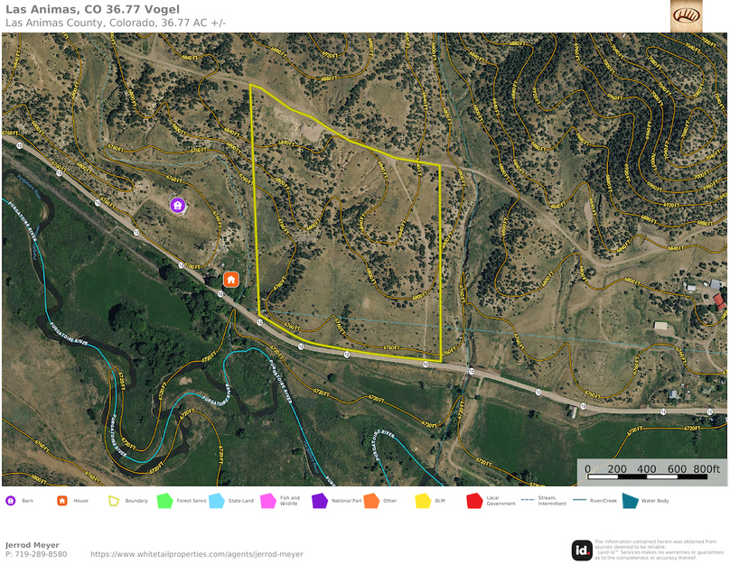 Las Animas, CO 36.77 Vogel Topo