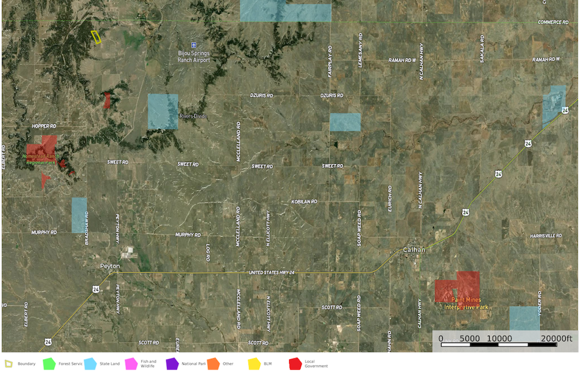 El Paso, CO 35.42 Mitchell Aerial 2