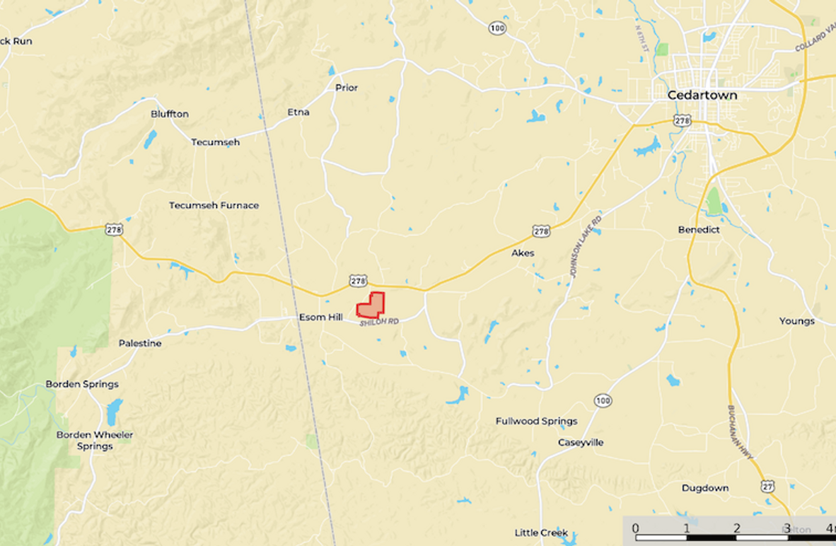 Location Map - Polk 118 Lumpkin
