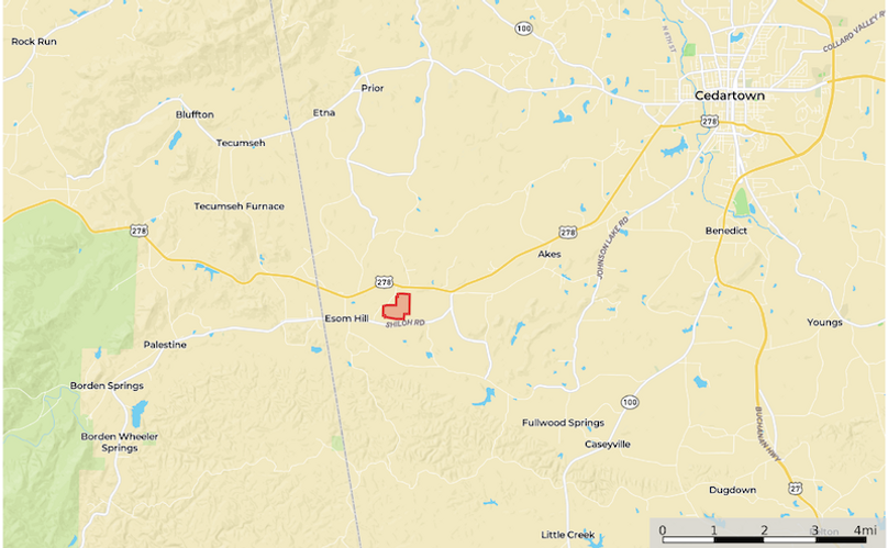Location Map - Polk 118 Lumpkin