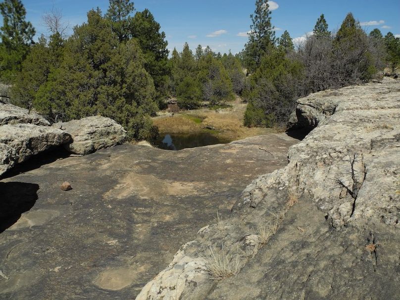 27_Pratt pond in rocks