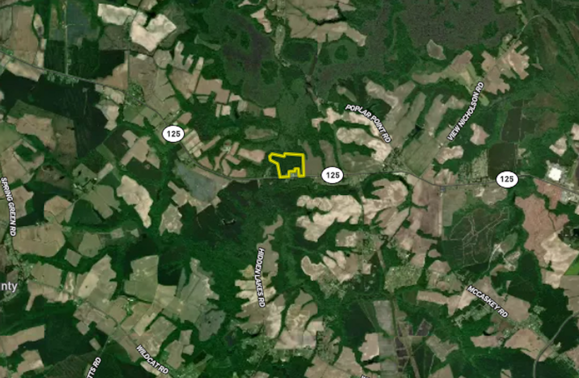 Martin Co, NC 32 - Lake Phelps Timber Zoom Out