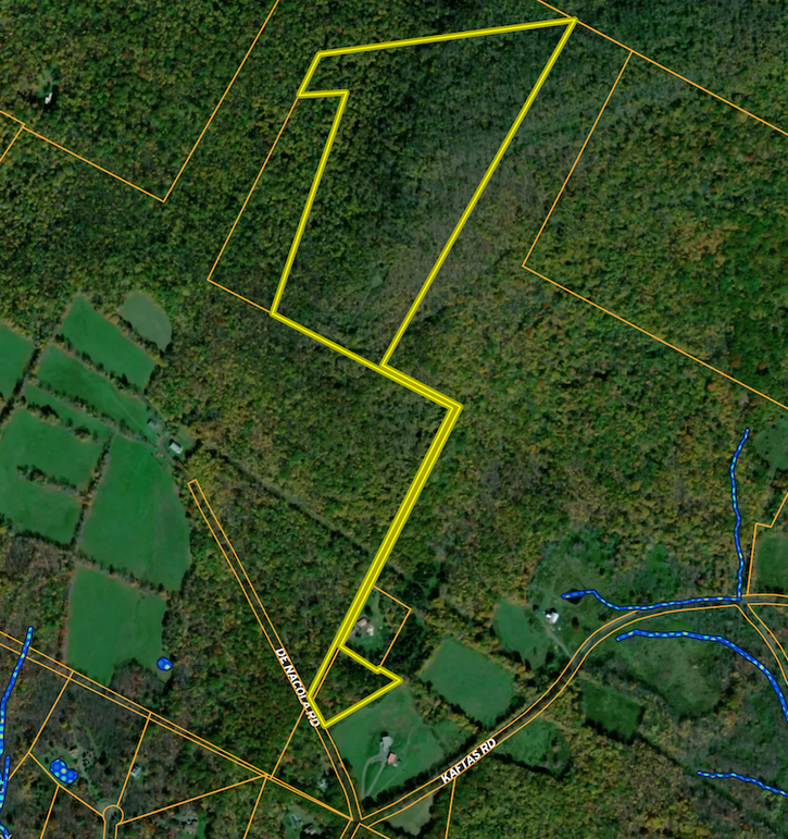 Greene co 39.25 Vansweringen Wetlands map