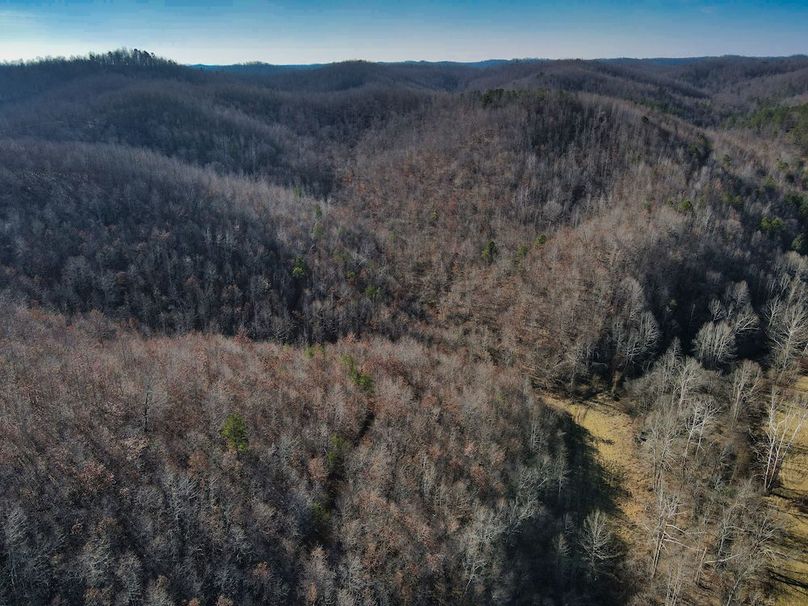 018 great aerial view over the valley