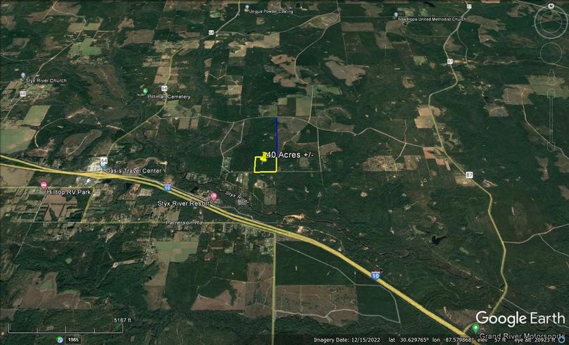 Aerial #6 Approx. 40 Acres Baldwin County, AL