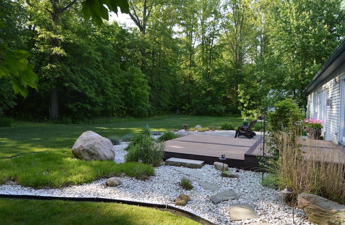 Backyard looking south