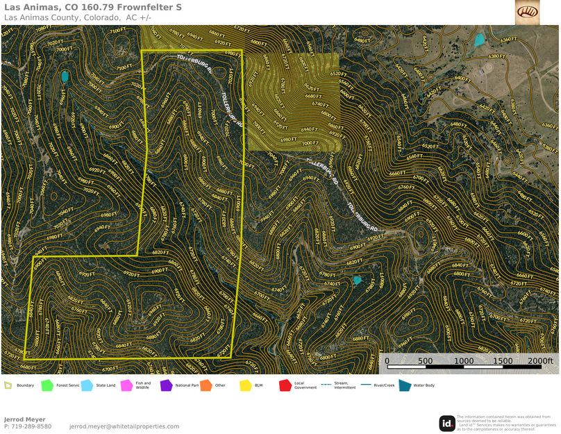 Las Animas, CO 160.97 Frownfelter Topo