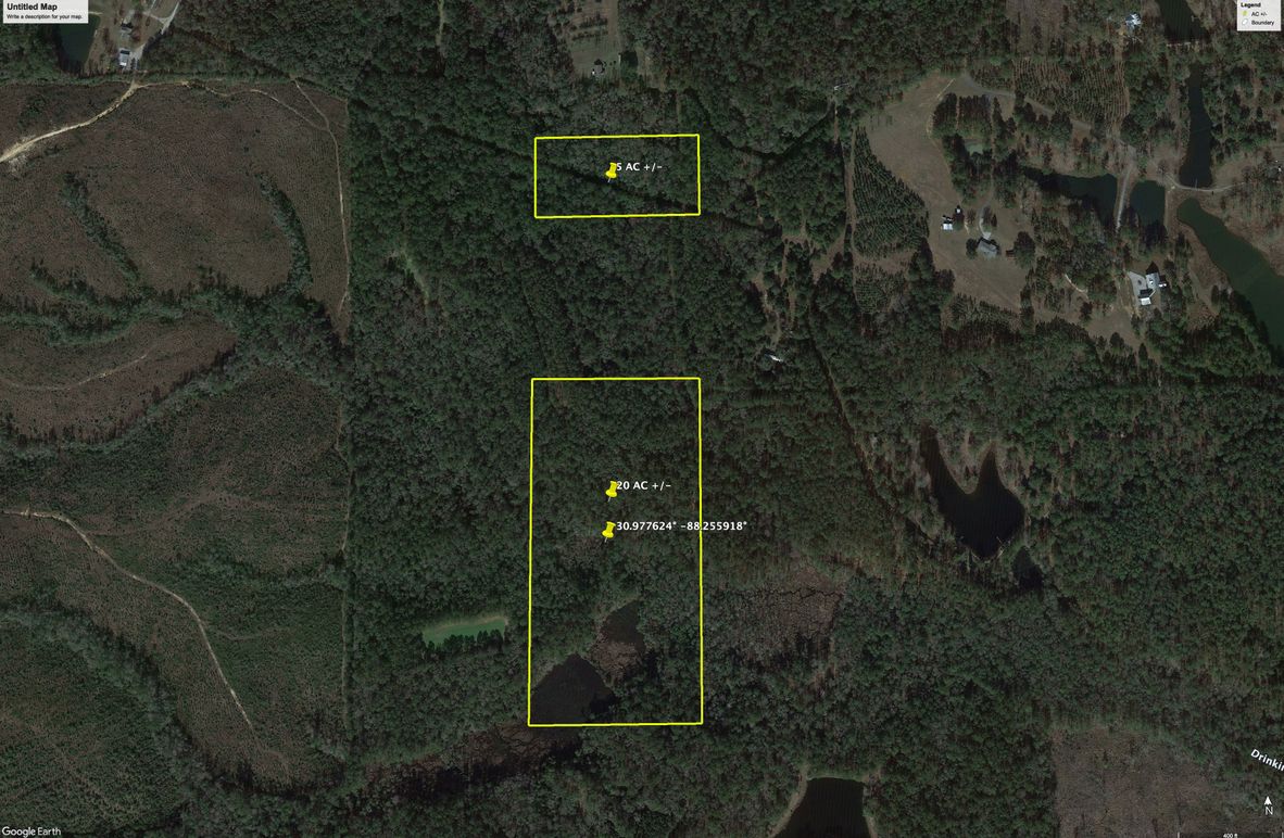 Aerial #1 Approx. 25 Acres Mobile County, AL