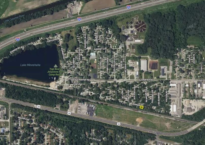 Porter Co IN Garcia Camp Lot Zoom Out