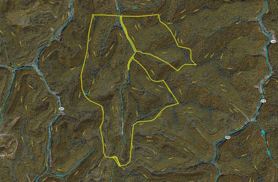 028 Magoffin 420 Land ID map with contour lines and water features-2