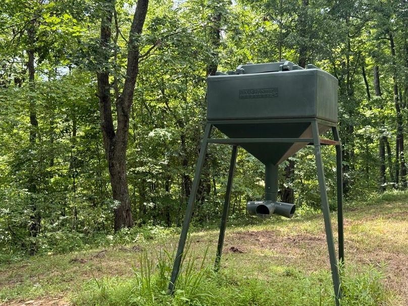 008 one of several wildlife feeders located on the property