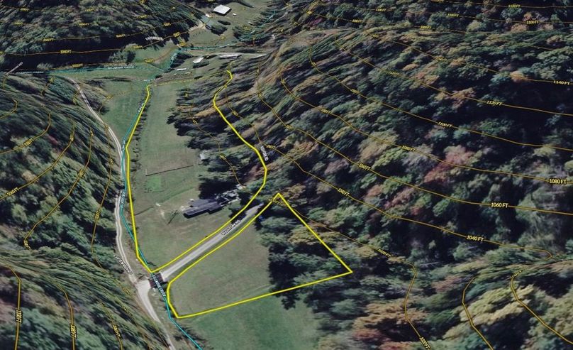 035 Wolfe 4 Land ID map zoomed in 3D viewed from the north