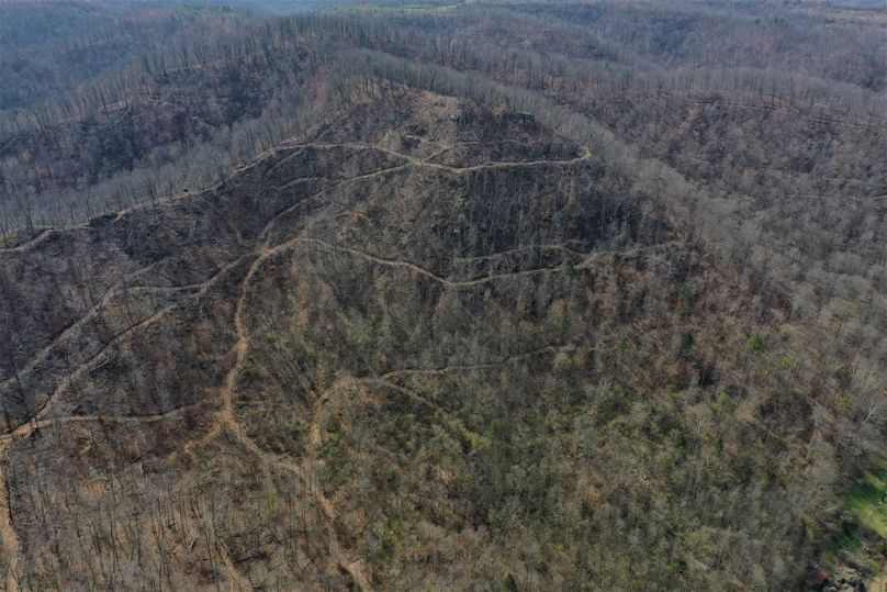 008 aerial drone shot from the north boundary looking south