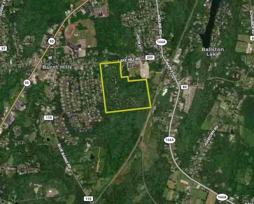 Saratoga County NY 84.66 Shorey Wide Map