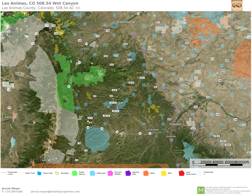 Las Animas, CO 508.54 Wet Canyon Aerial 2
