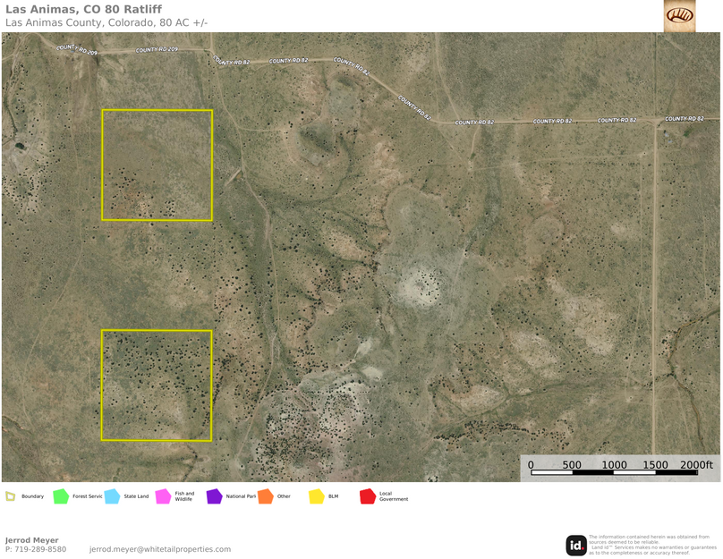 Las Animas, CO 80 Ratliff Aerial 1