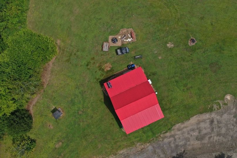 012 straight down aerial view of the cabin