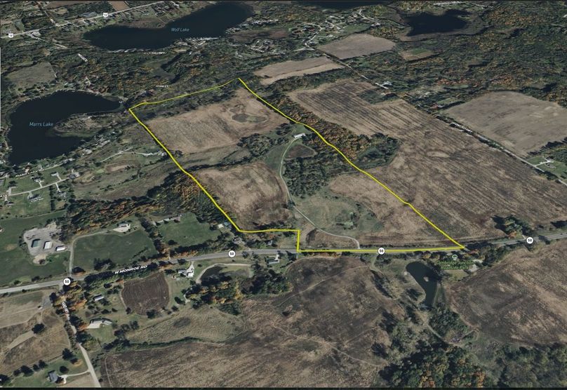 Lenawee Co MI 464.24.aerial.tract 1.3 Large