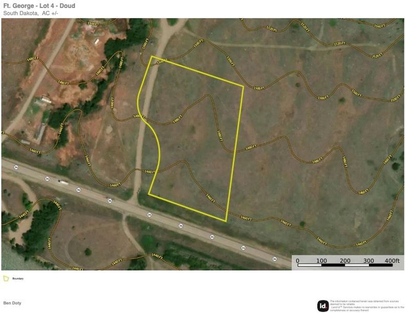 Ft. George Lot 4 - Contours