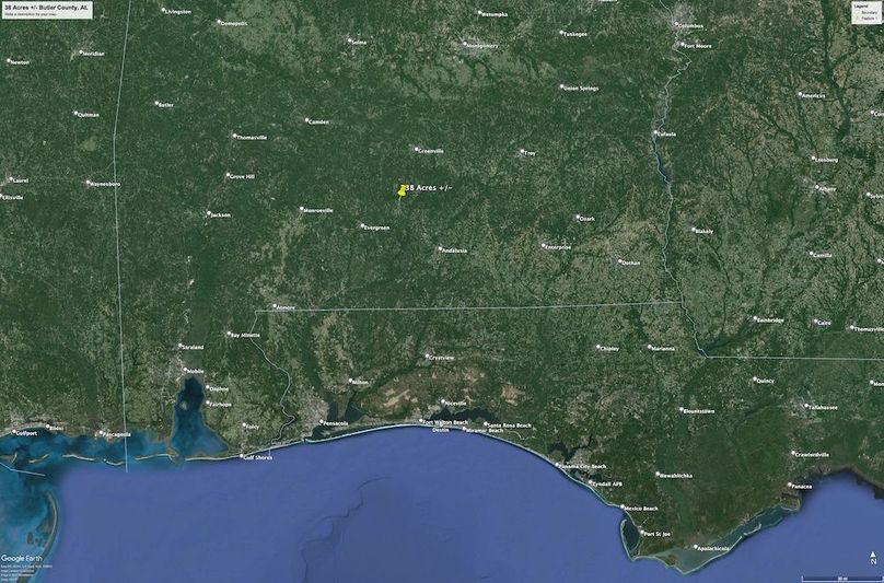 Aerial #8 Approx. 38 Acres Butler County, AL