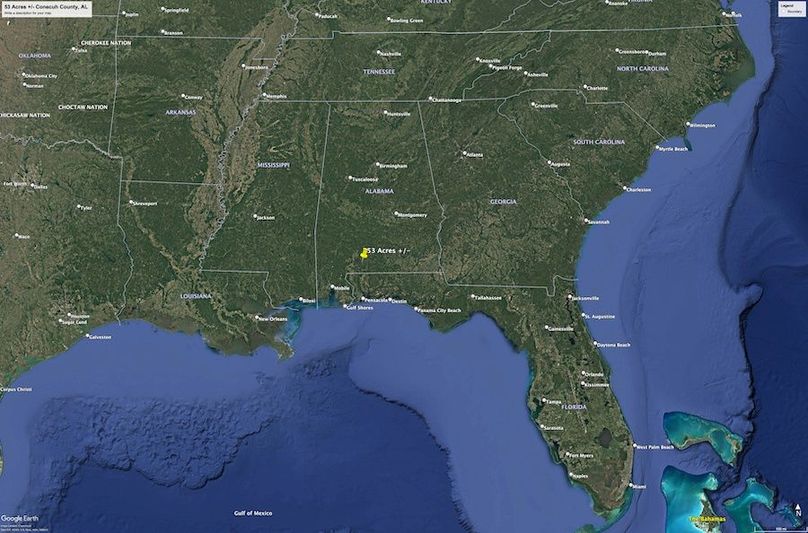 Aerial #7 Approx. 53 Acres Conecuh County, AL