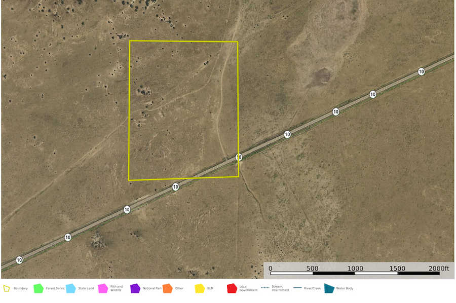 Huerfano, CO 40 E3 Ranch Aerial 1