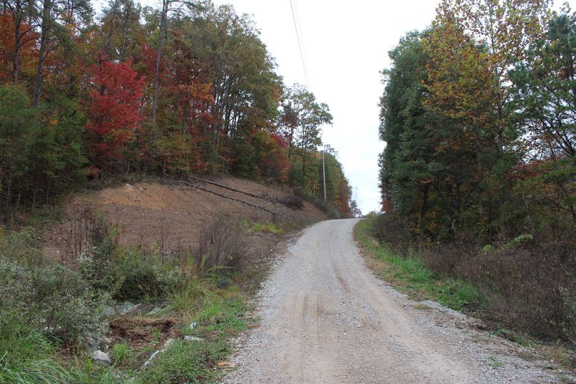 009 the gravel county road leading to the east 
