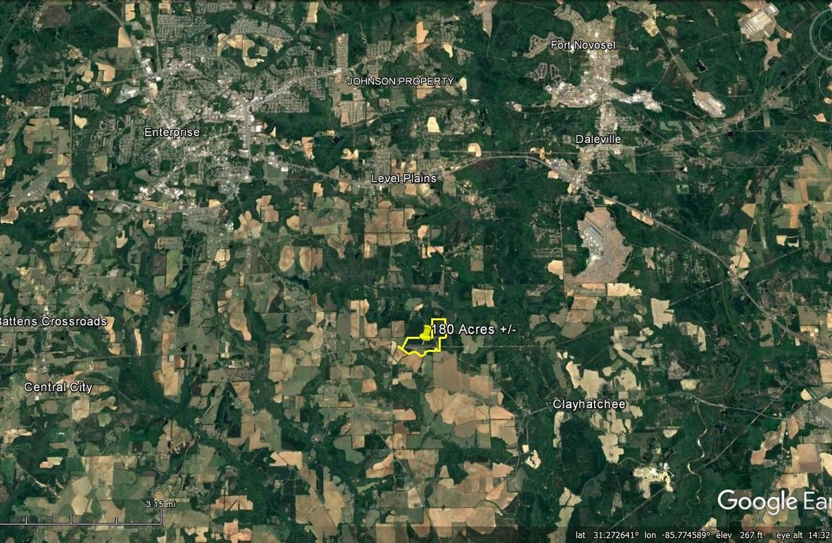 Aerial #6 Approx. 180 Acres Dale County, AL