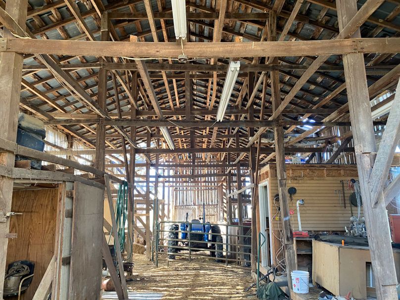 007 the interior of the old barn