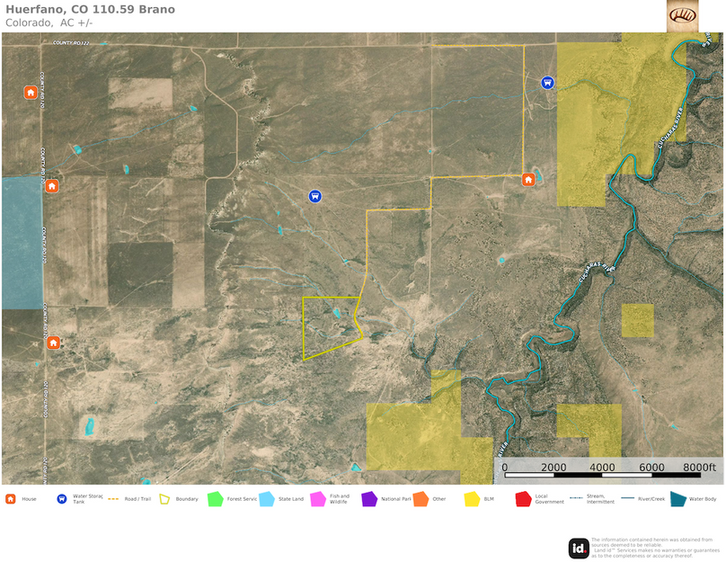 Huerfano, CO 110.59 Brano - Aerial 1